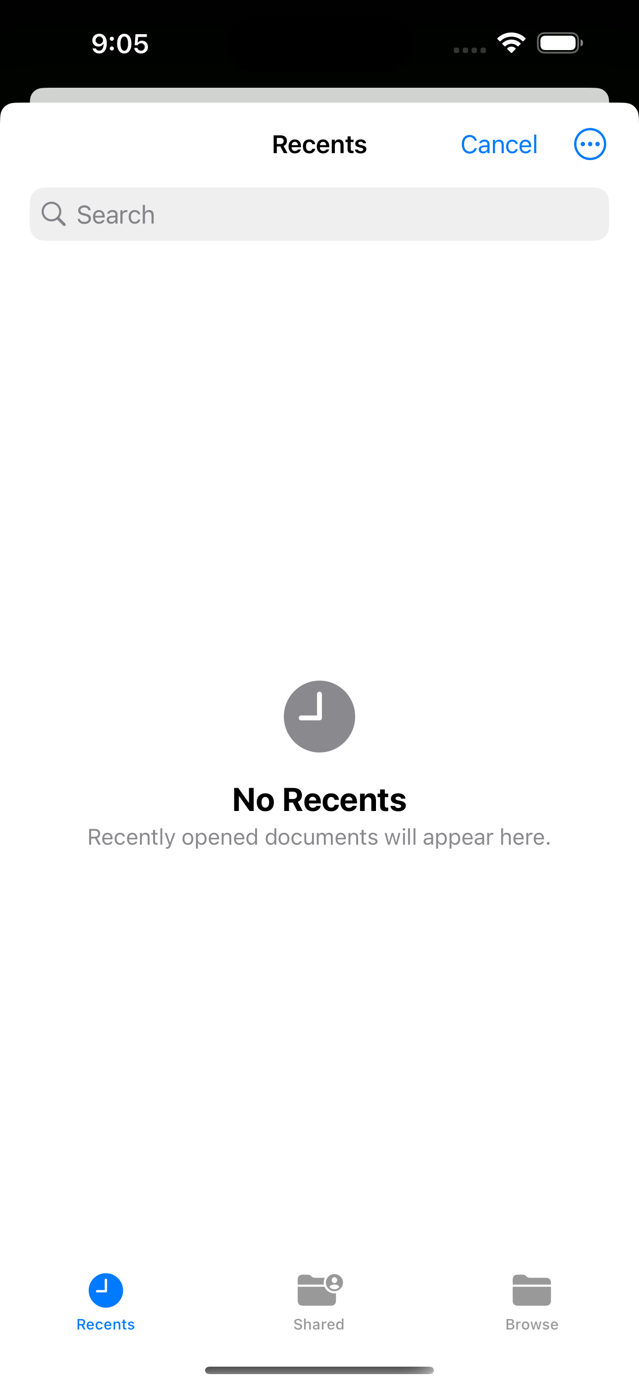 Import an audio file from Files